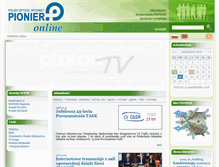 Tablet Screenshot of pionier.net.pl